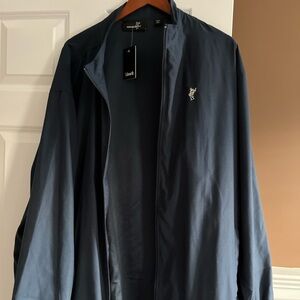 Ashworth Men's Navy Blue Lightweight Jacket - NWT 2XL